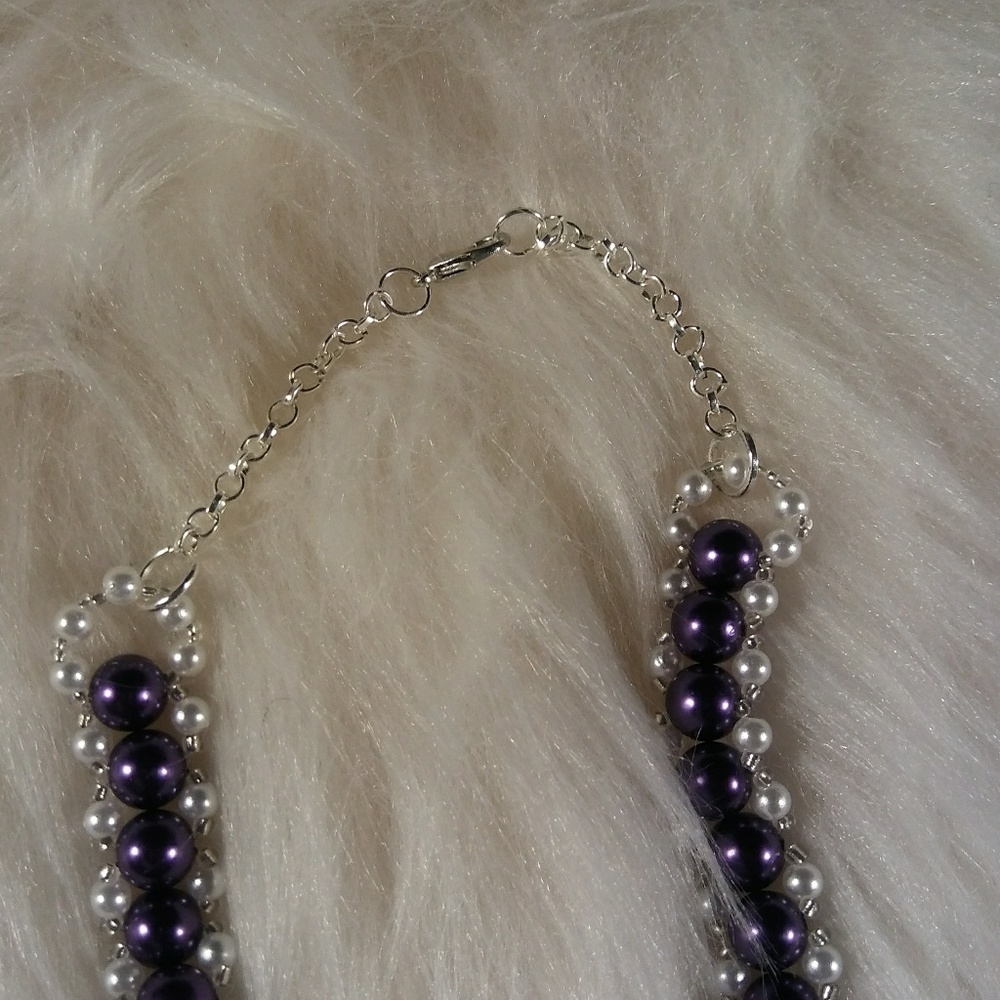 Necklace Beaded Handmade - Picture 4 of 4